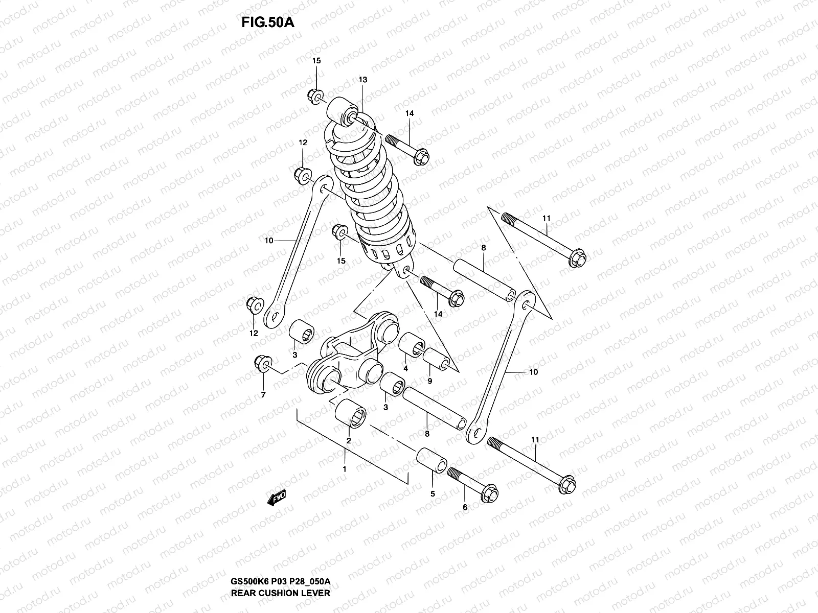 50A - CUSHION LEVER (MODEL K4/K5/K6)