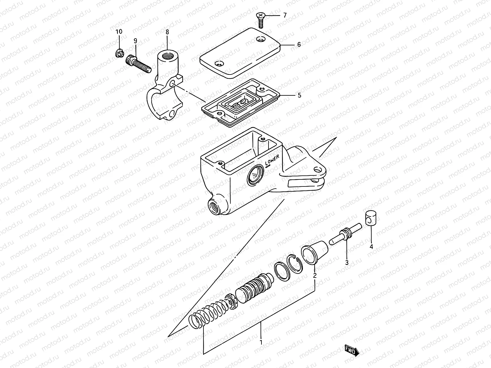 51 - CLUTCH CYLINDER (SEE NOTE)