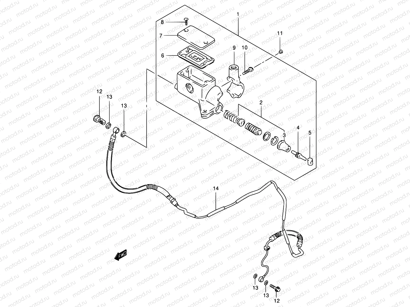 51 - CLUTCH MASTER CYLINDER