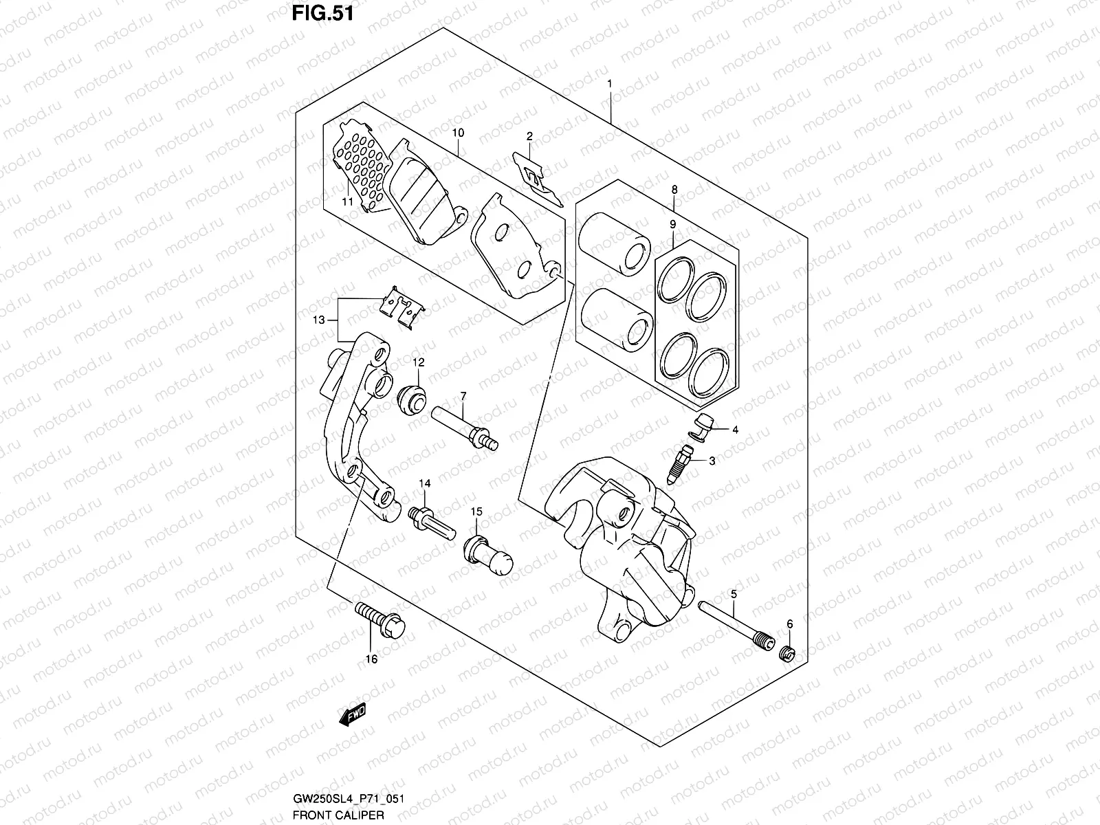 51 - FRONT CALIPER