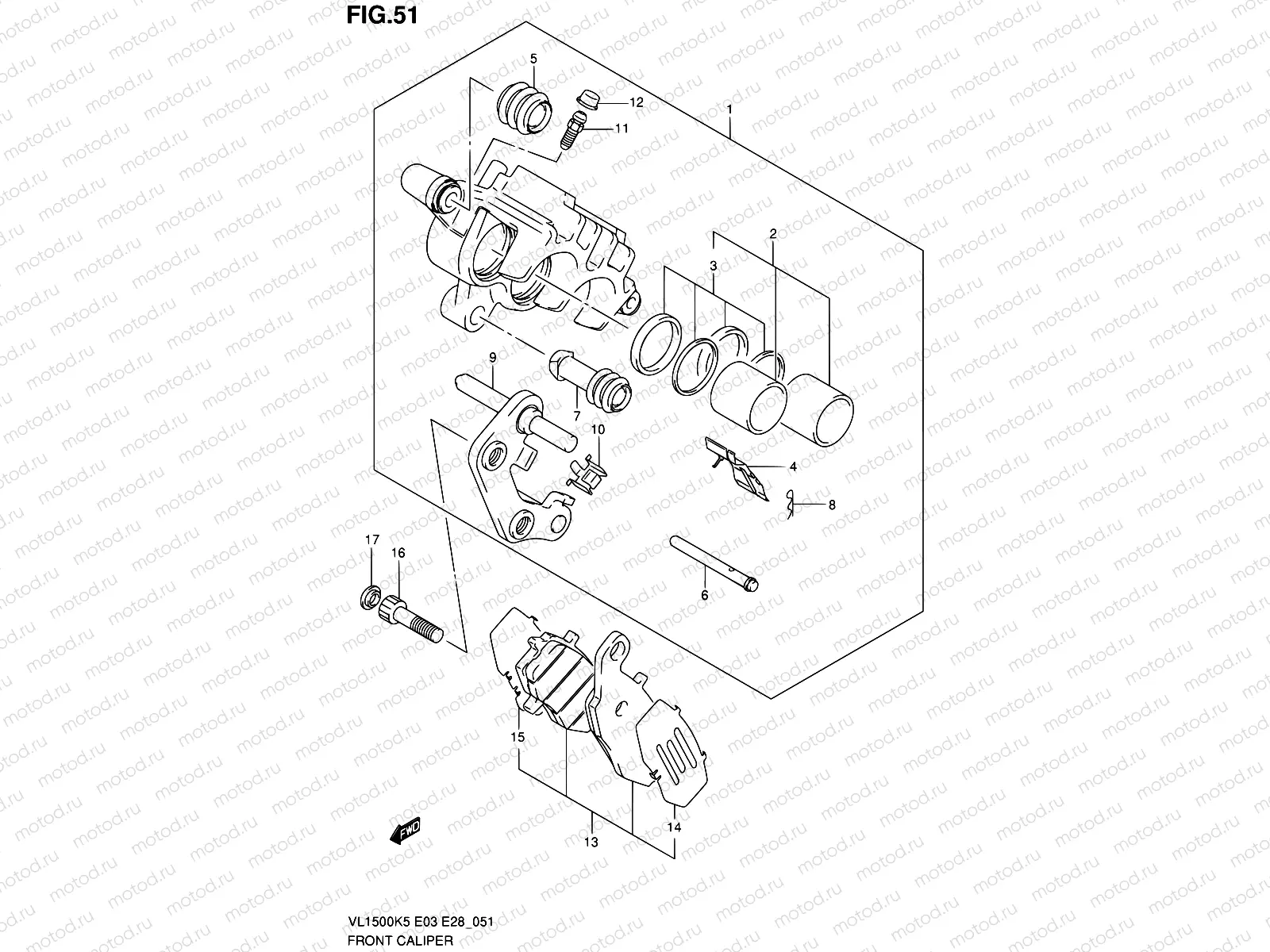 51 - FRONT CALIPER