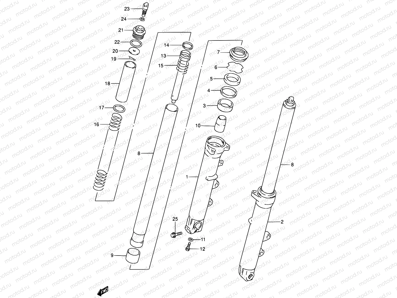 51 - FRONT DAMPER