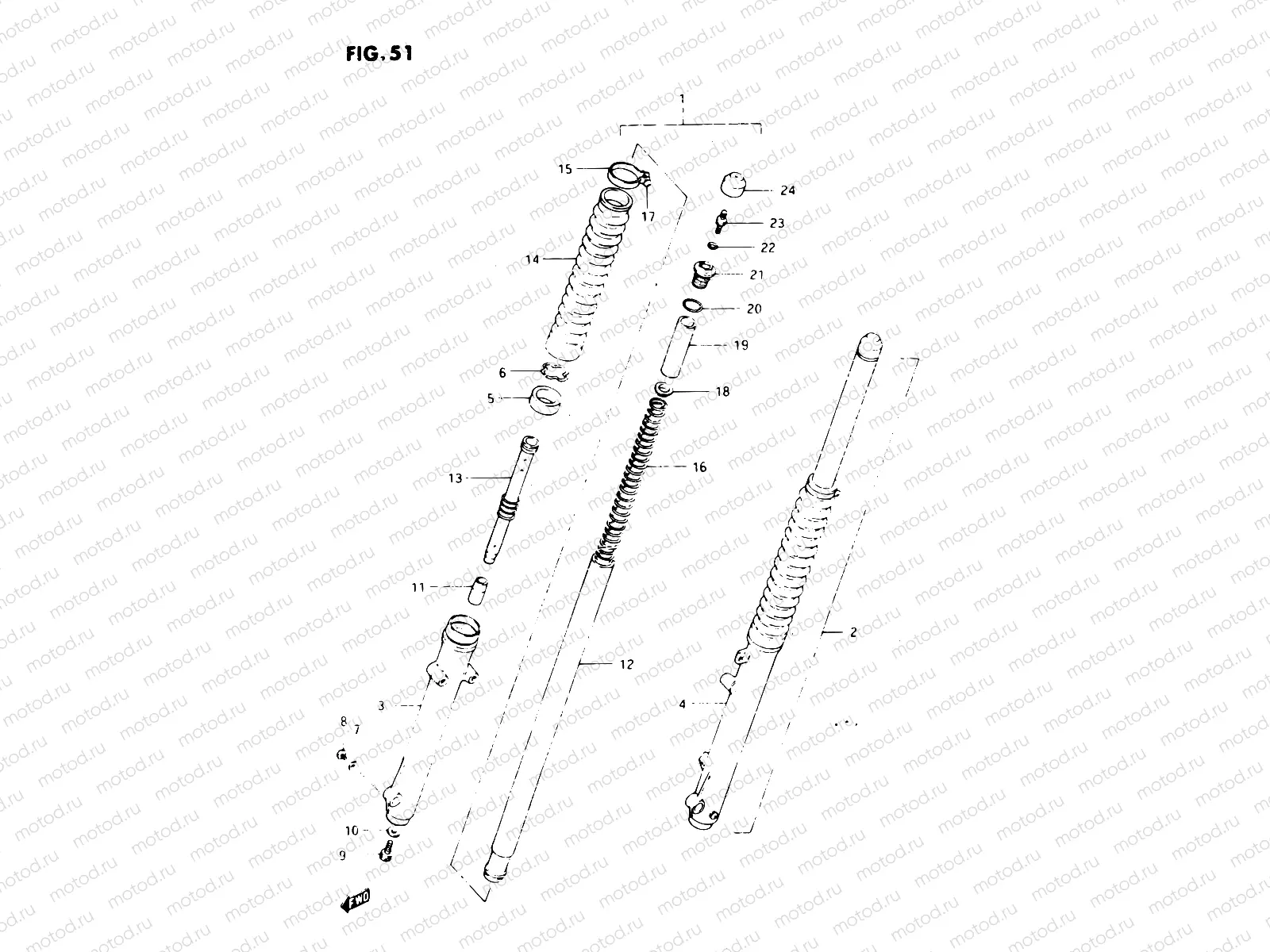 51 - FRONT FORK