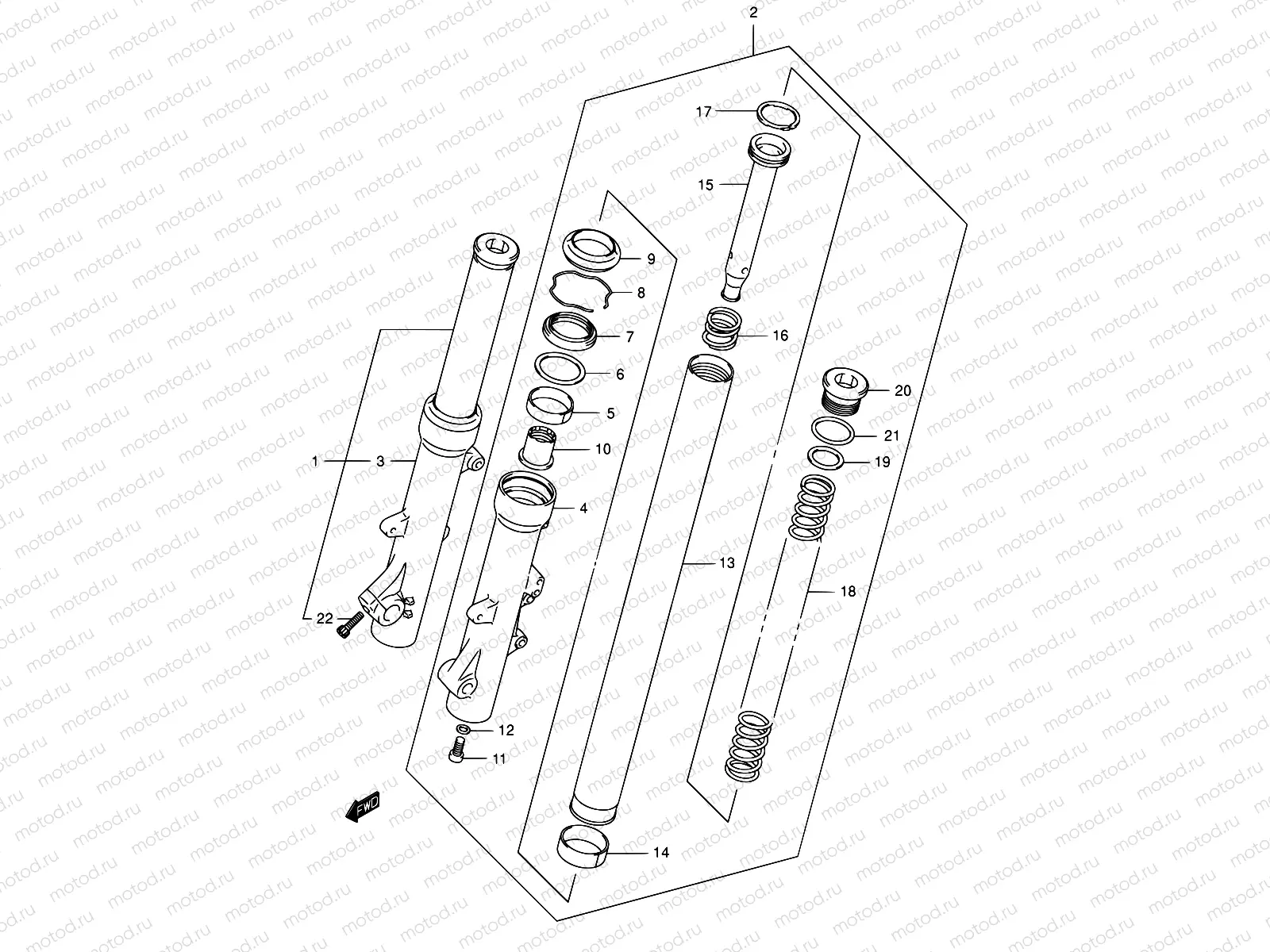 51 - FRONT FORK DAMPER