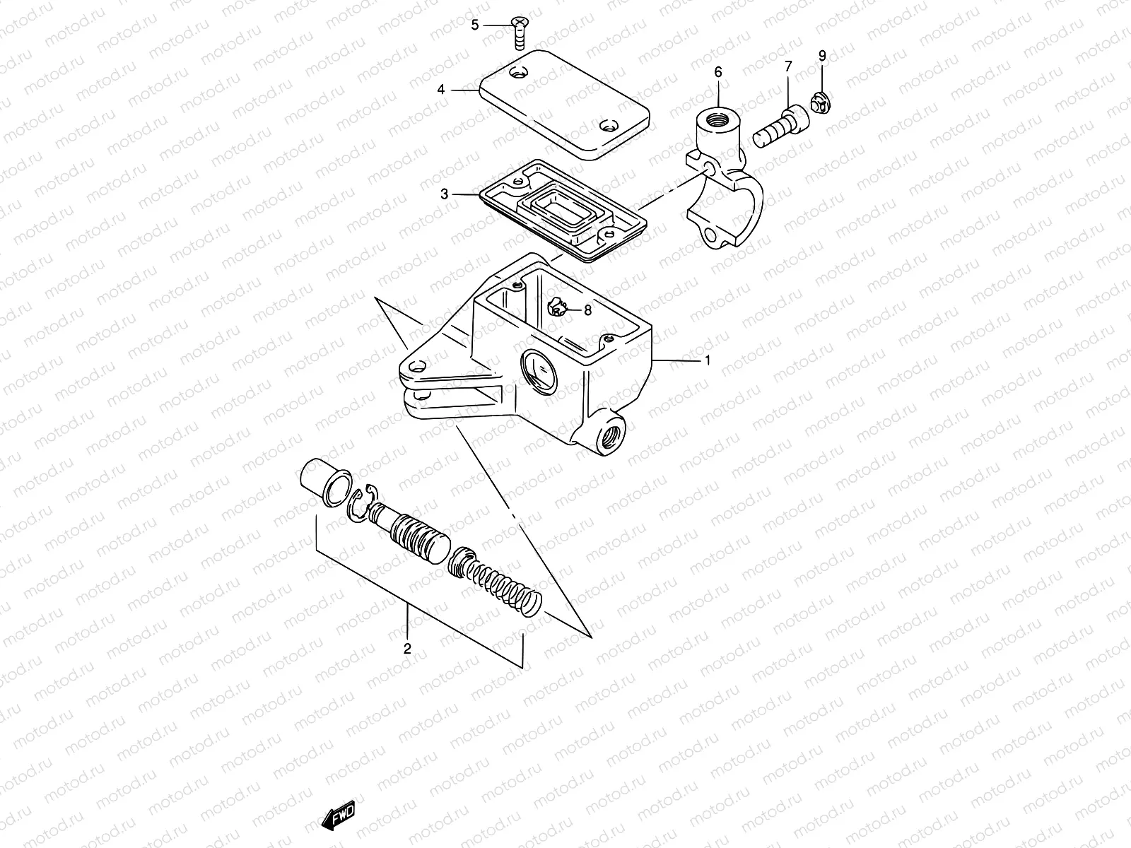 51 - FRONT MASTER CYLINDER