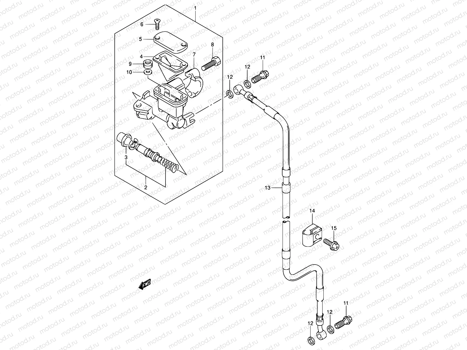 51 - FRONT MASTER CYLINDER