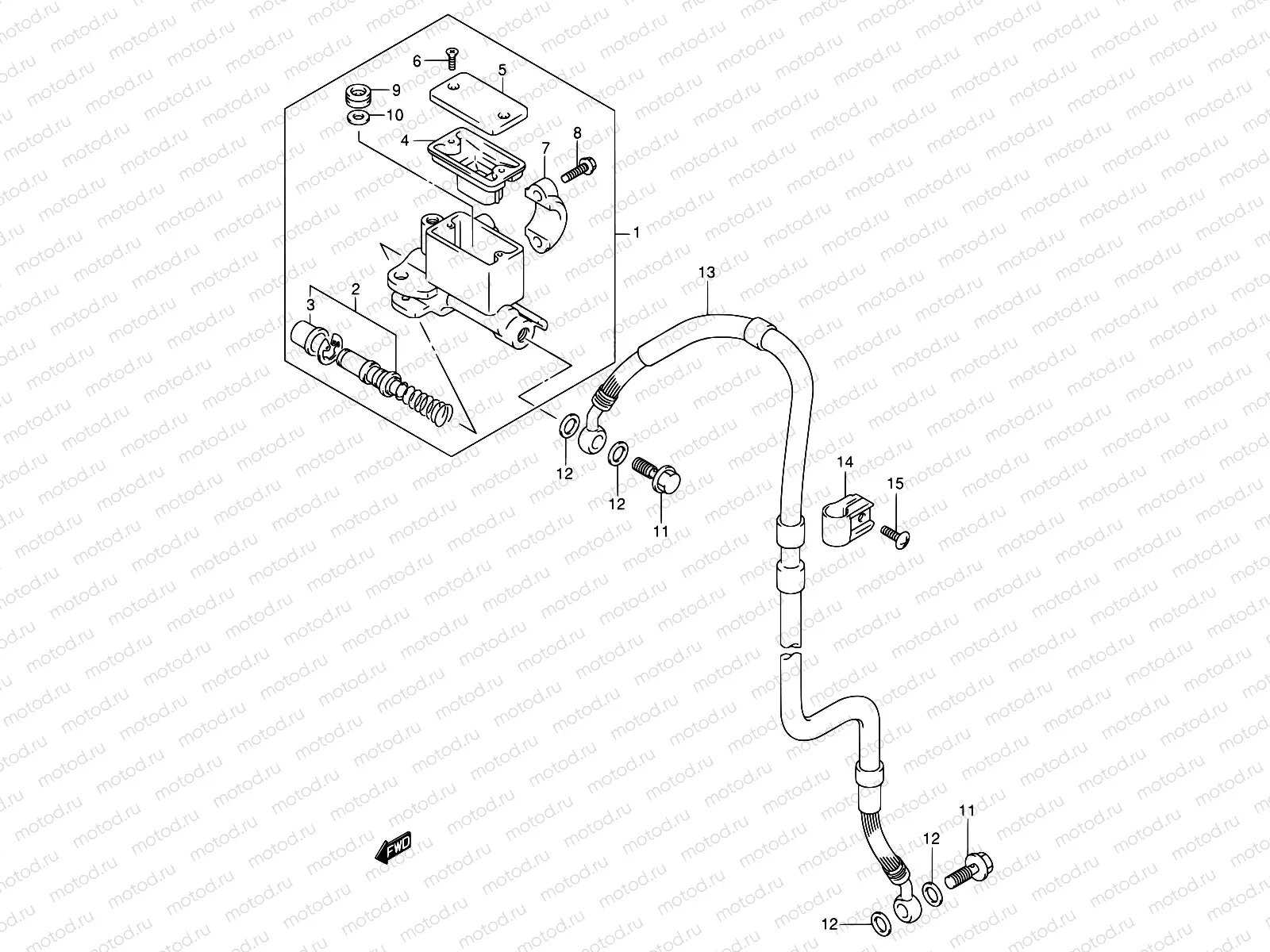 51 - FRONT MASTER CYLINDER