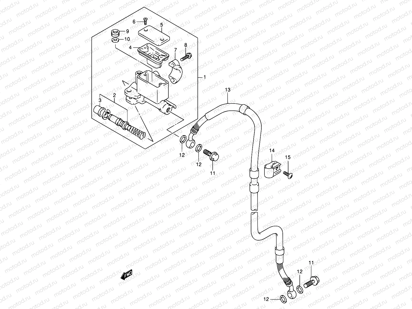 51 - FRONT MASTER CYLINDER