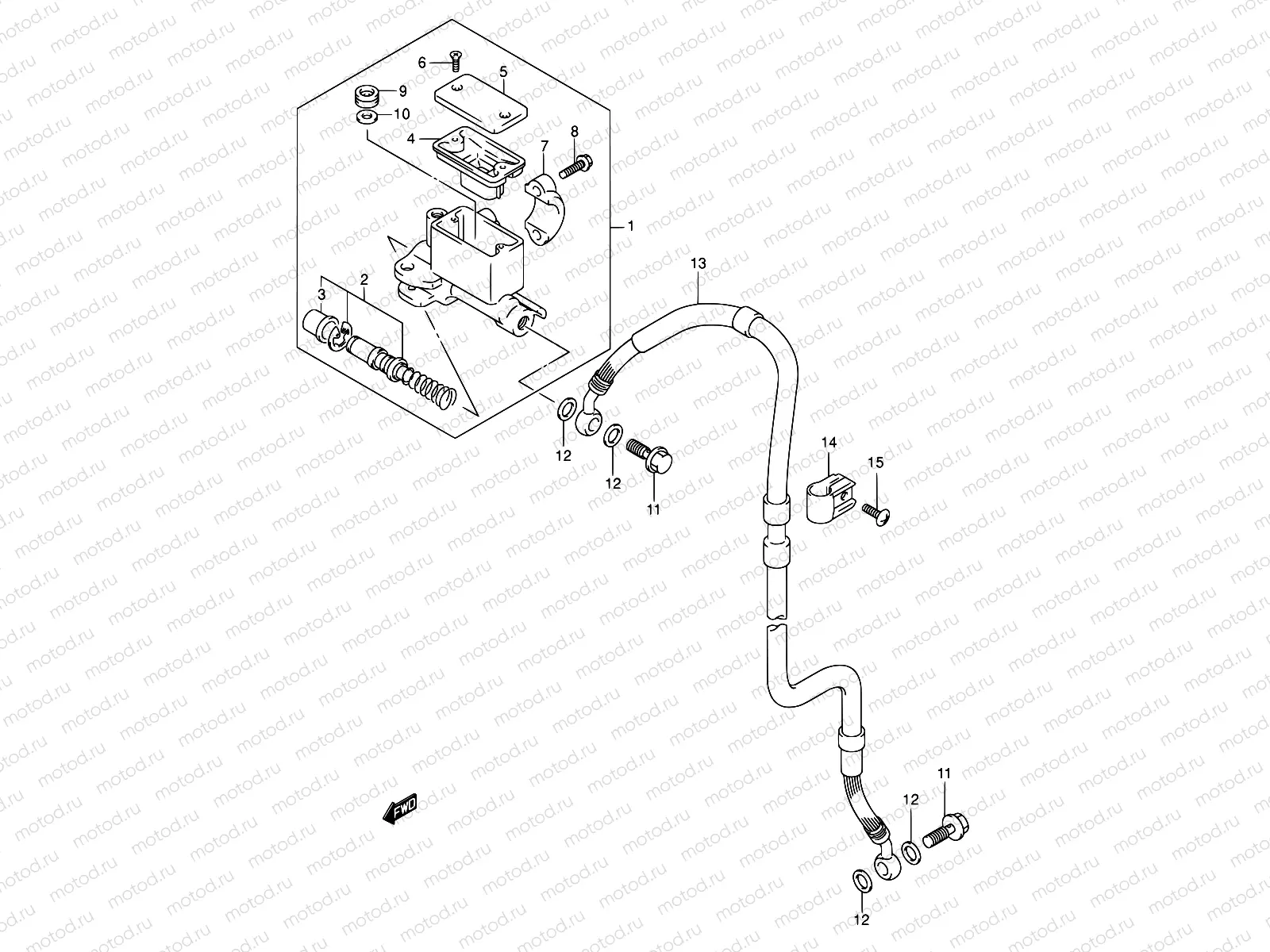 51 - FRONT MASTER CYLINDER