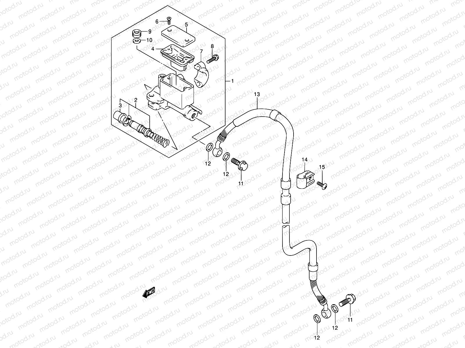51 - FRONT MASTER CYLINDER
