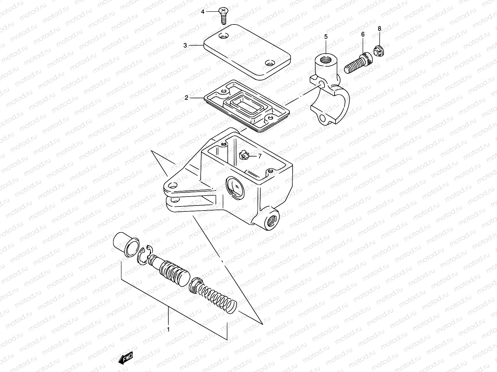 51 - FRONT MASTER CYLINDER
