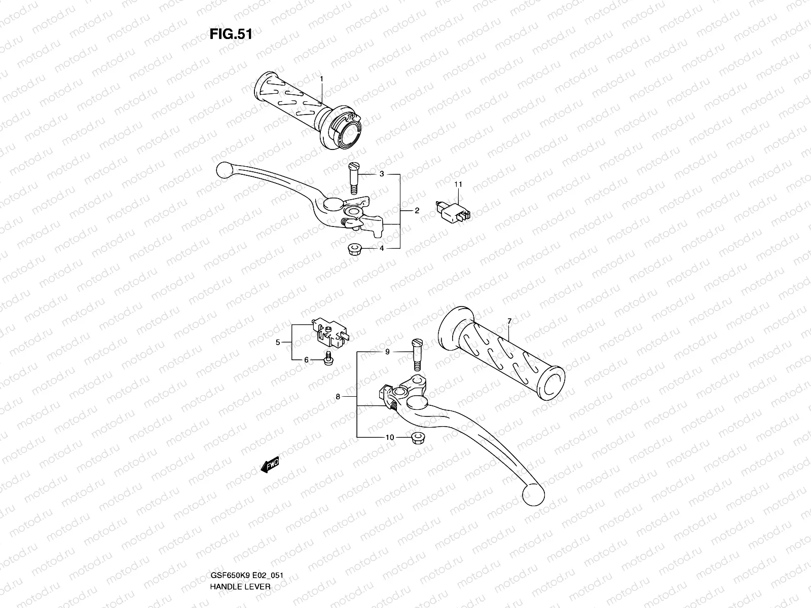 51 - HANDLE LEVER