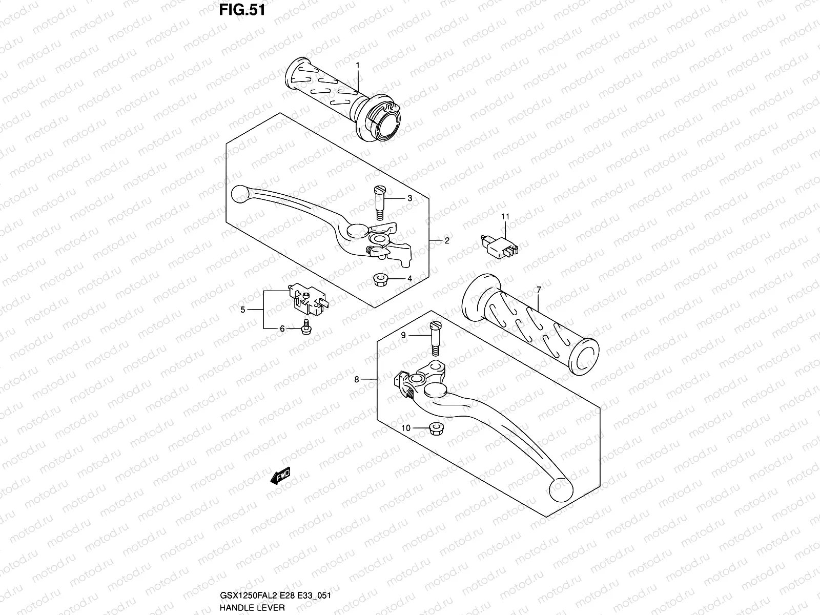 51 - HANDLE LEVER