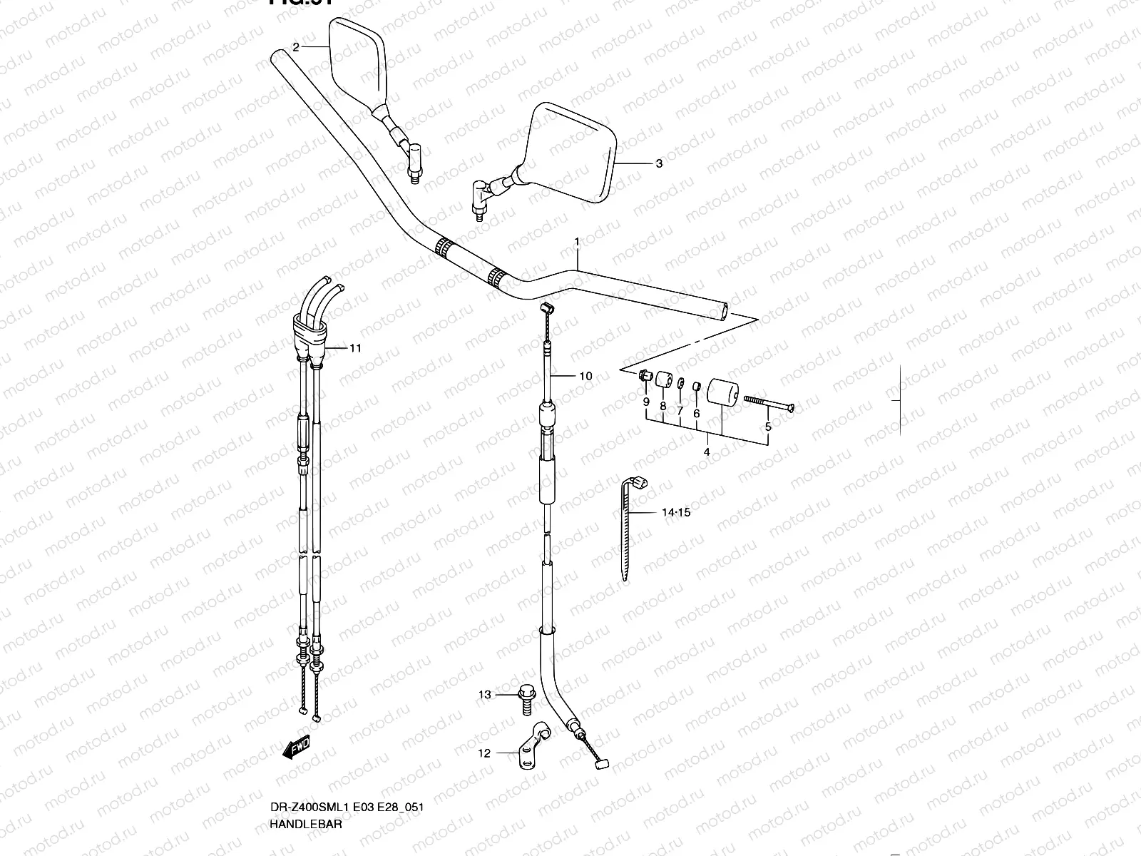 51 - HANDLEBAR