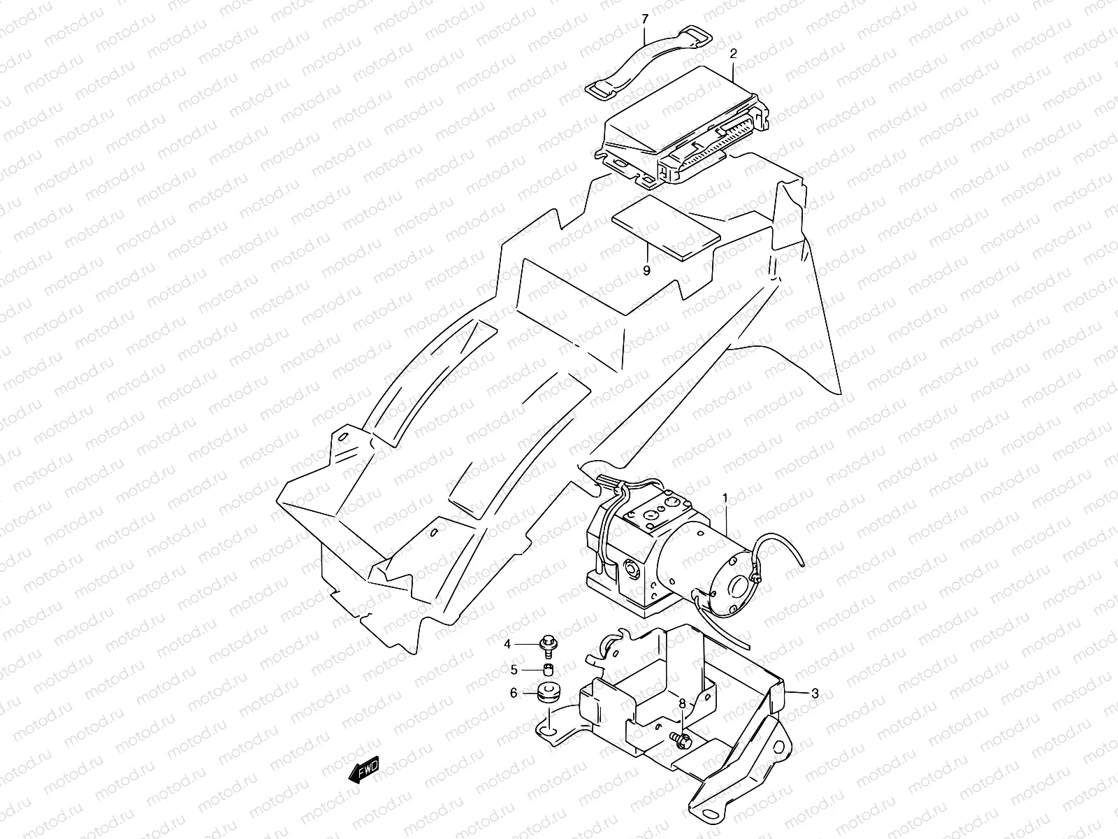 51 - HYDRAULIC UNIT (GSF1200SAV/SAW/SAX/SAY)