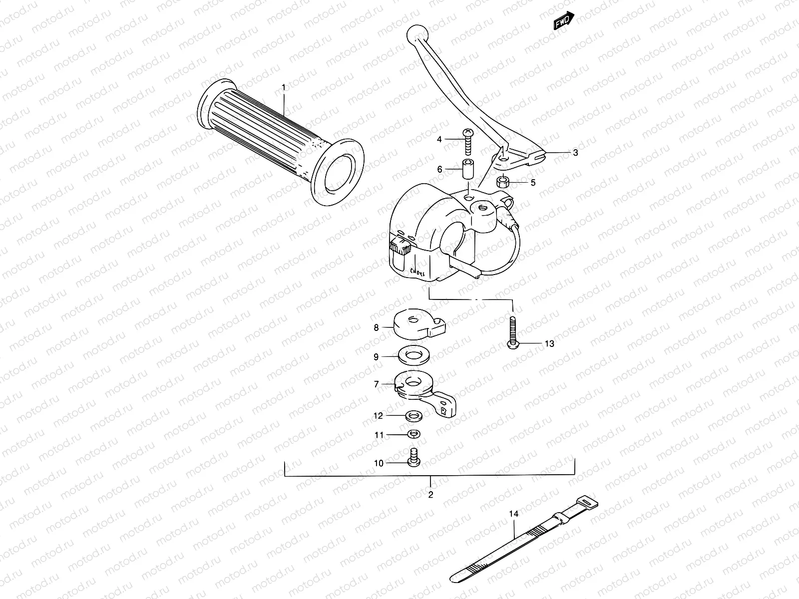 51 - LEFT HANDLE SWITCH (E25)