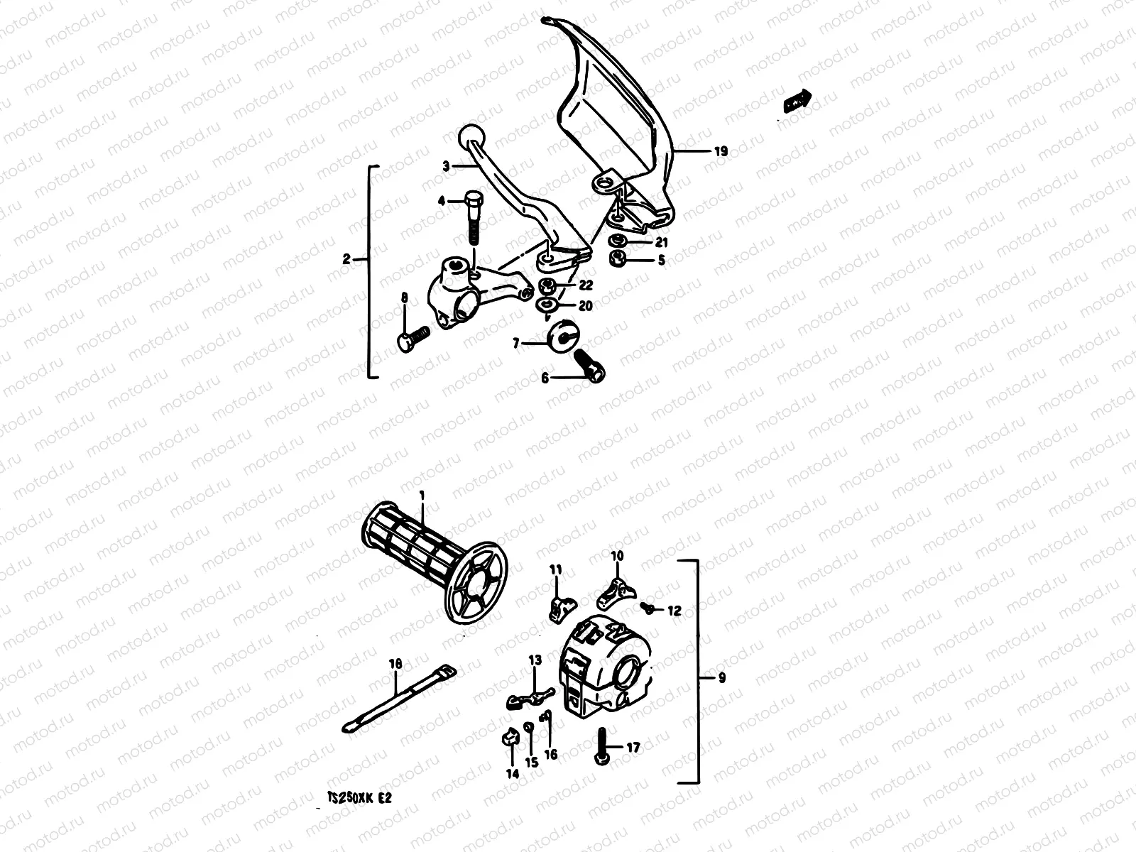 51 - LEFT HANDLE SWITCH (MODEL G E01,E02,E04,E21,E24)