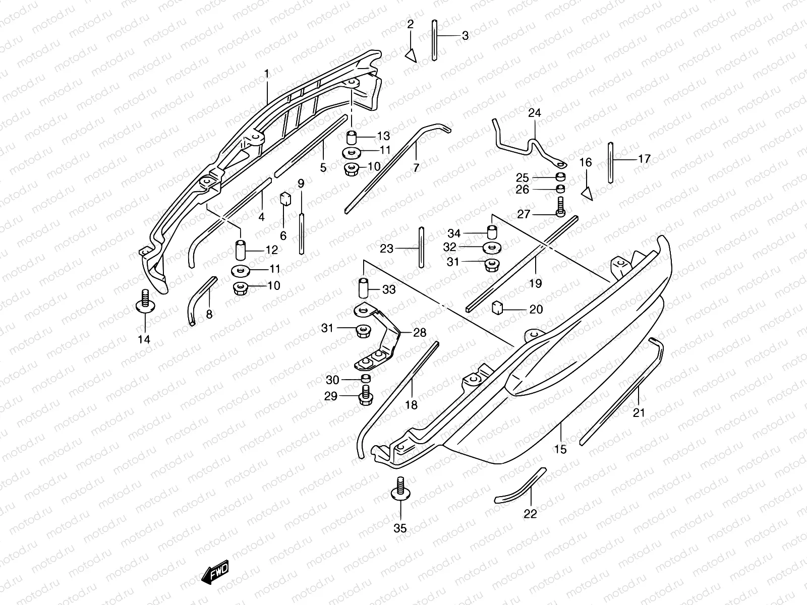 51 - PILLION RIDER HANDLE (SIDE)(MODEL W/X/Y)