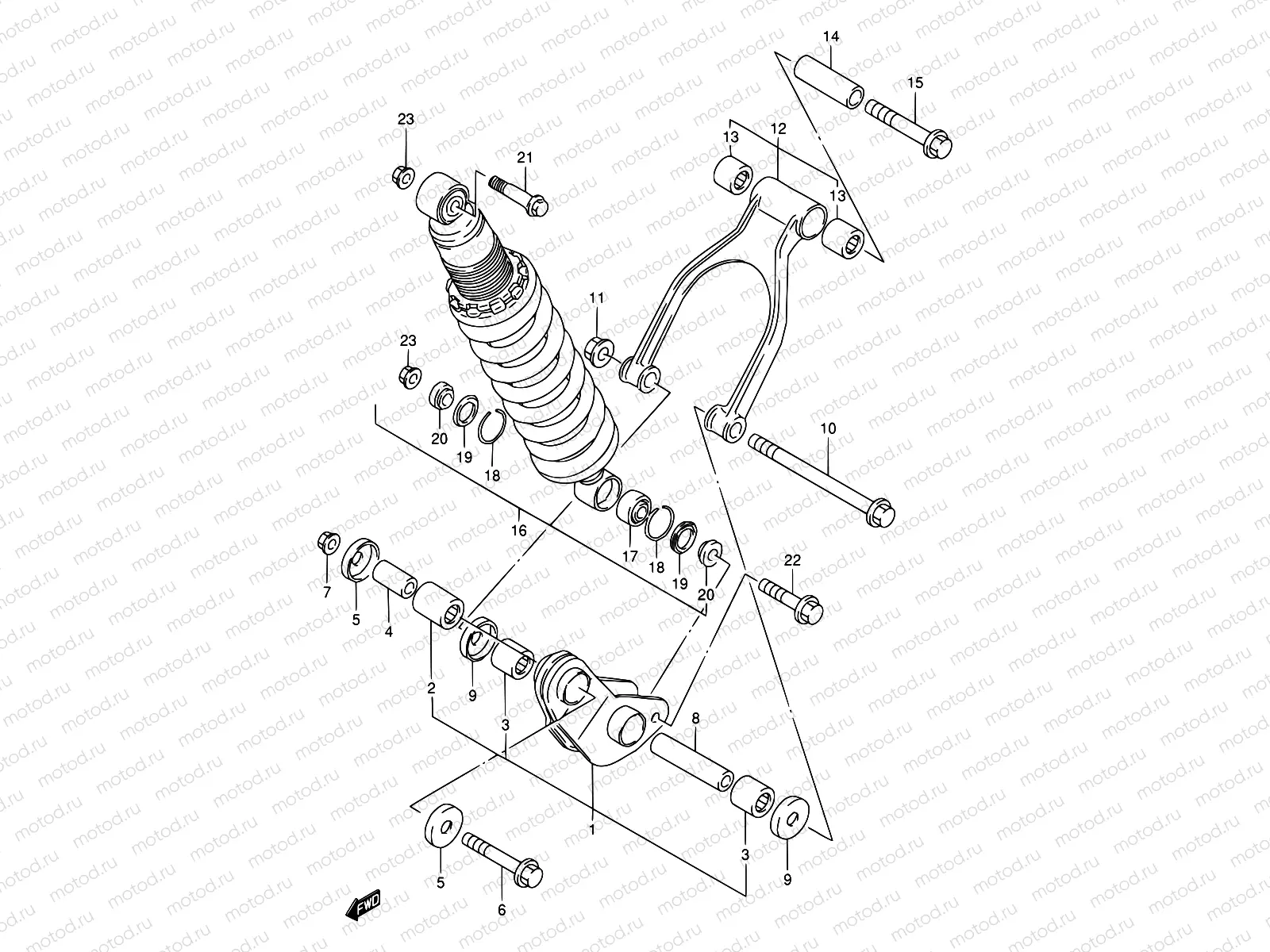 51 - REAR CUSHION LEVER