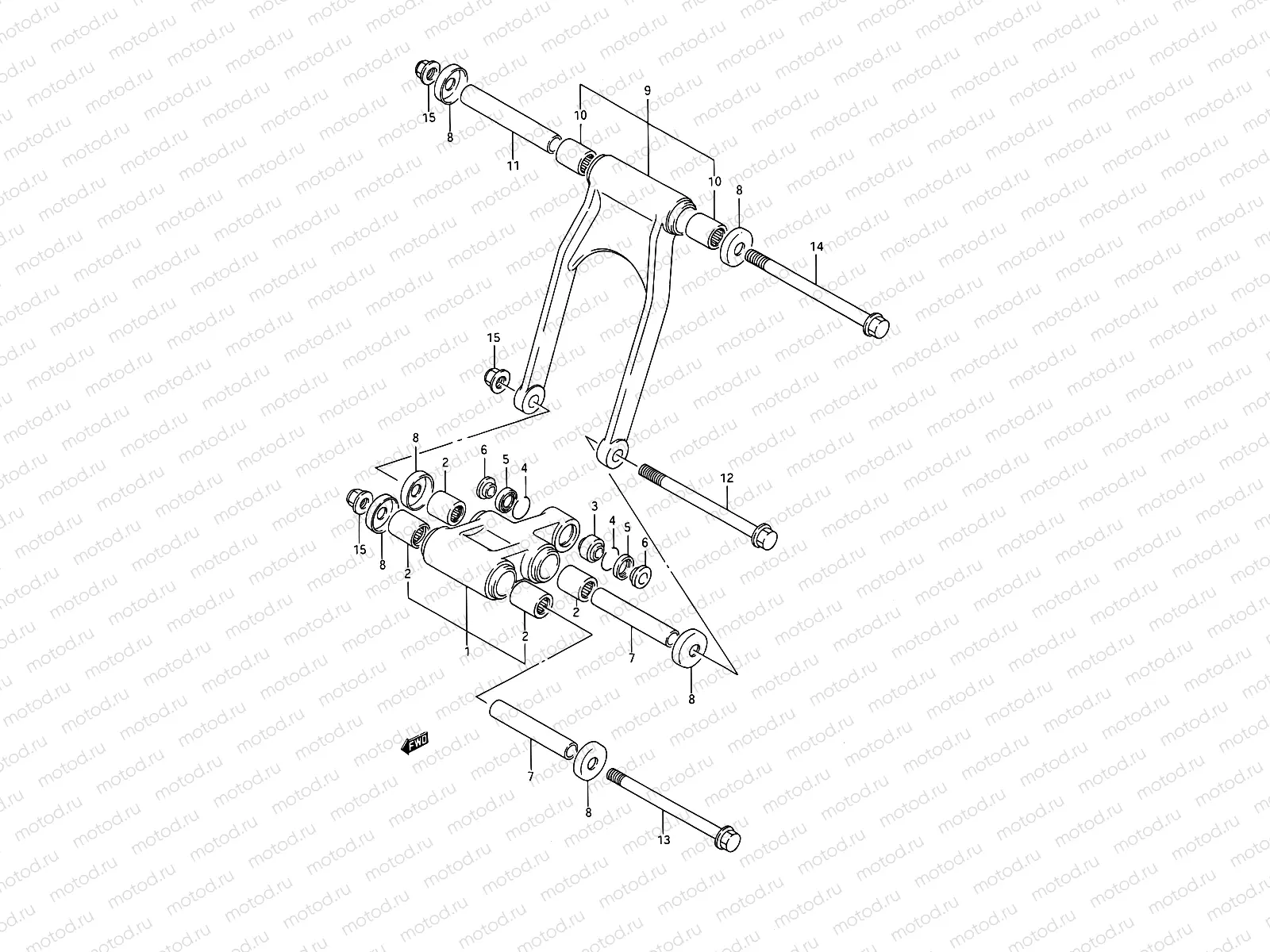 51 - REAR CUSHION LEVER
