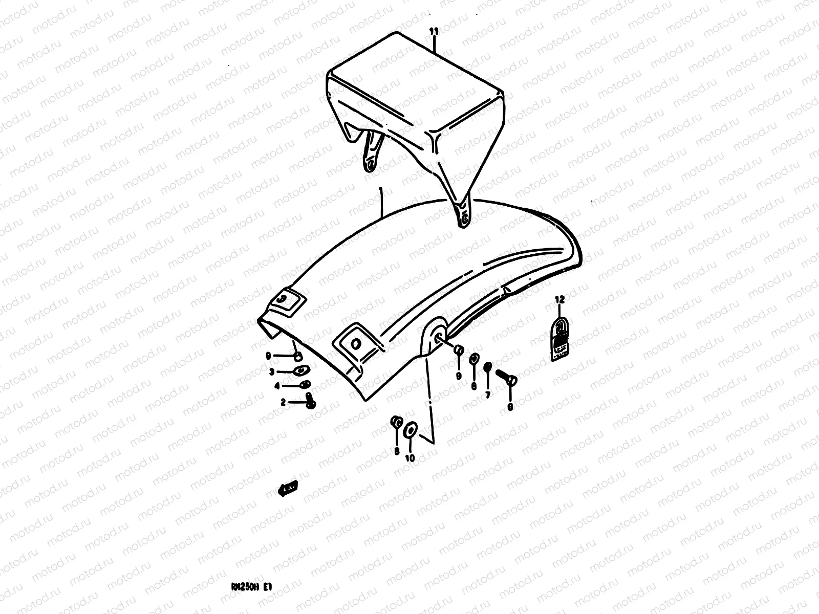 51 - REAR FENDER