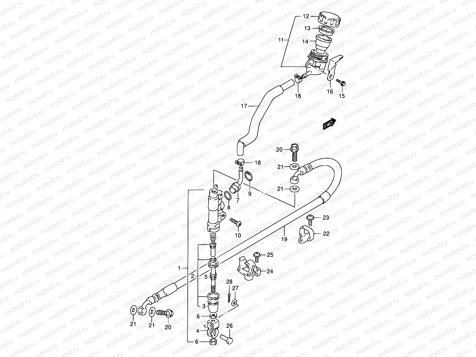 51 - REAR MASTER CYLINDER