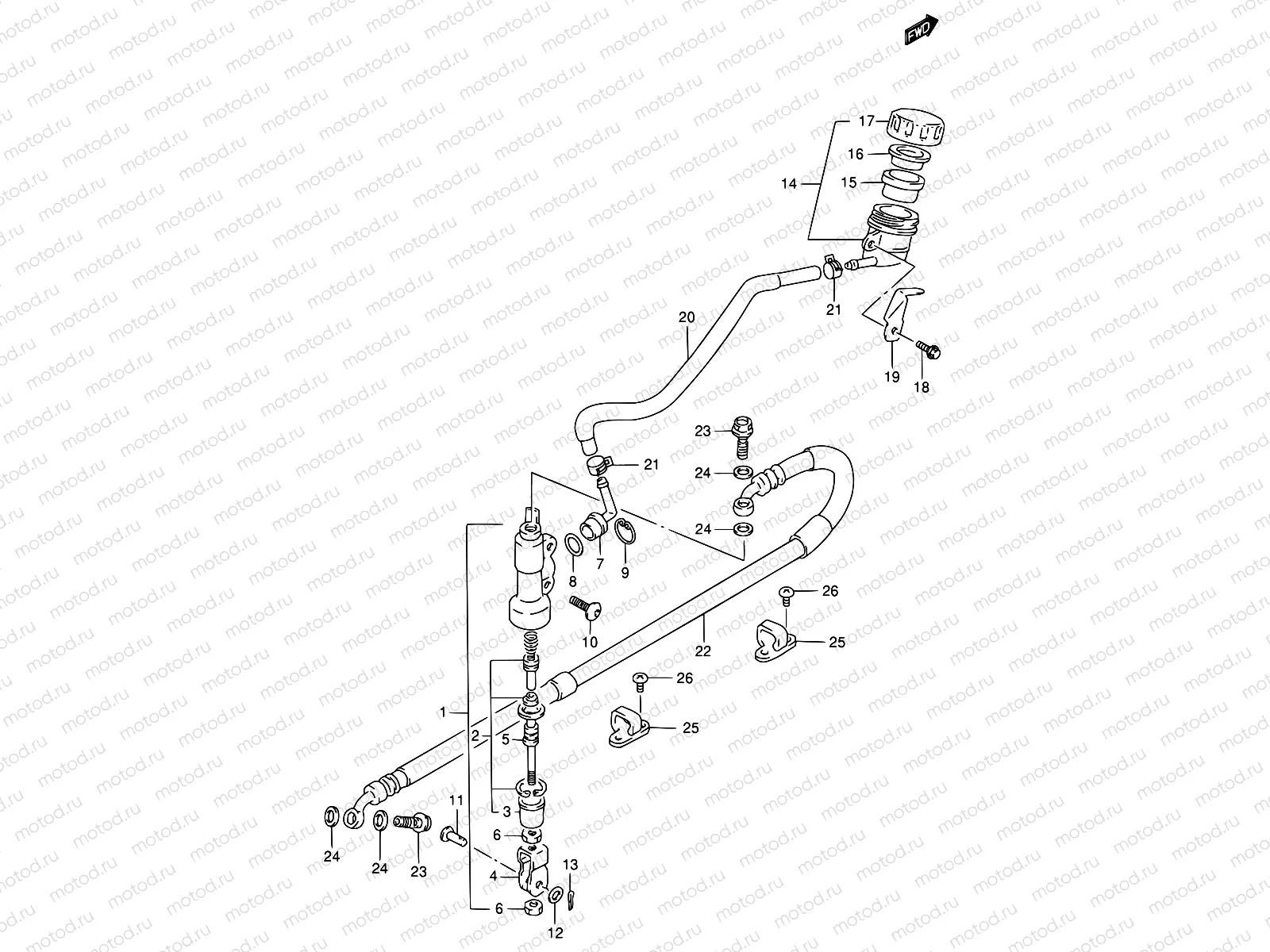 51 - REAR MASTER CYLINDER