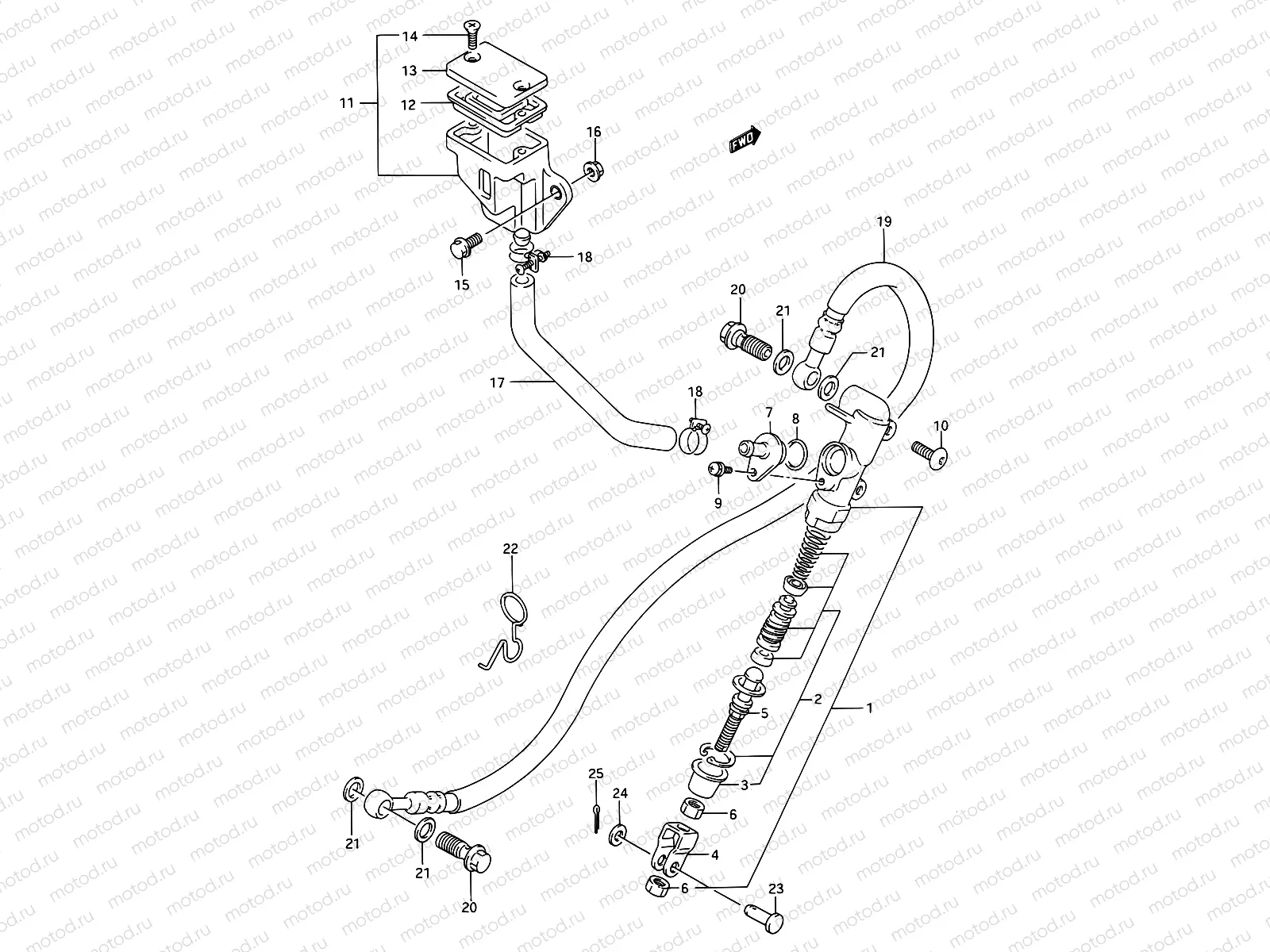 51 - REAR MASTER CYLINDER