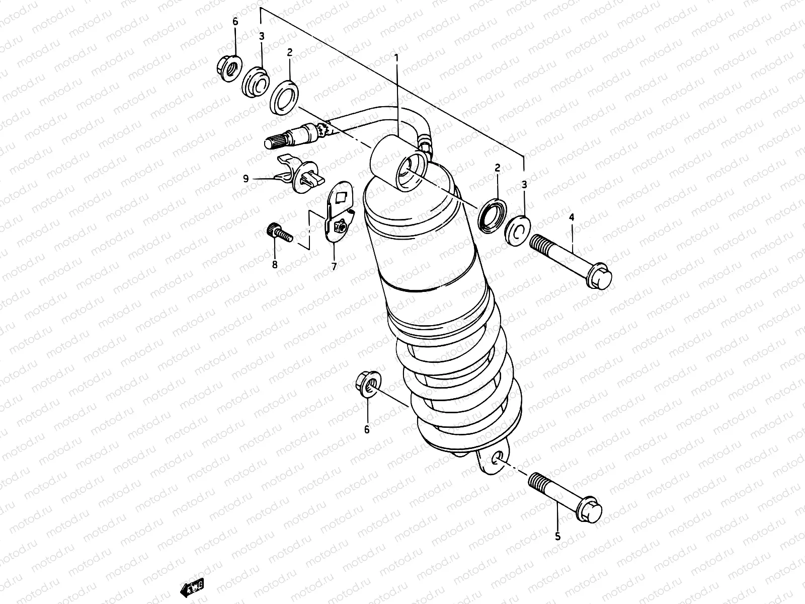 51 - REAR SHOCK ABSORBER