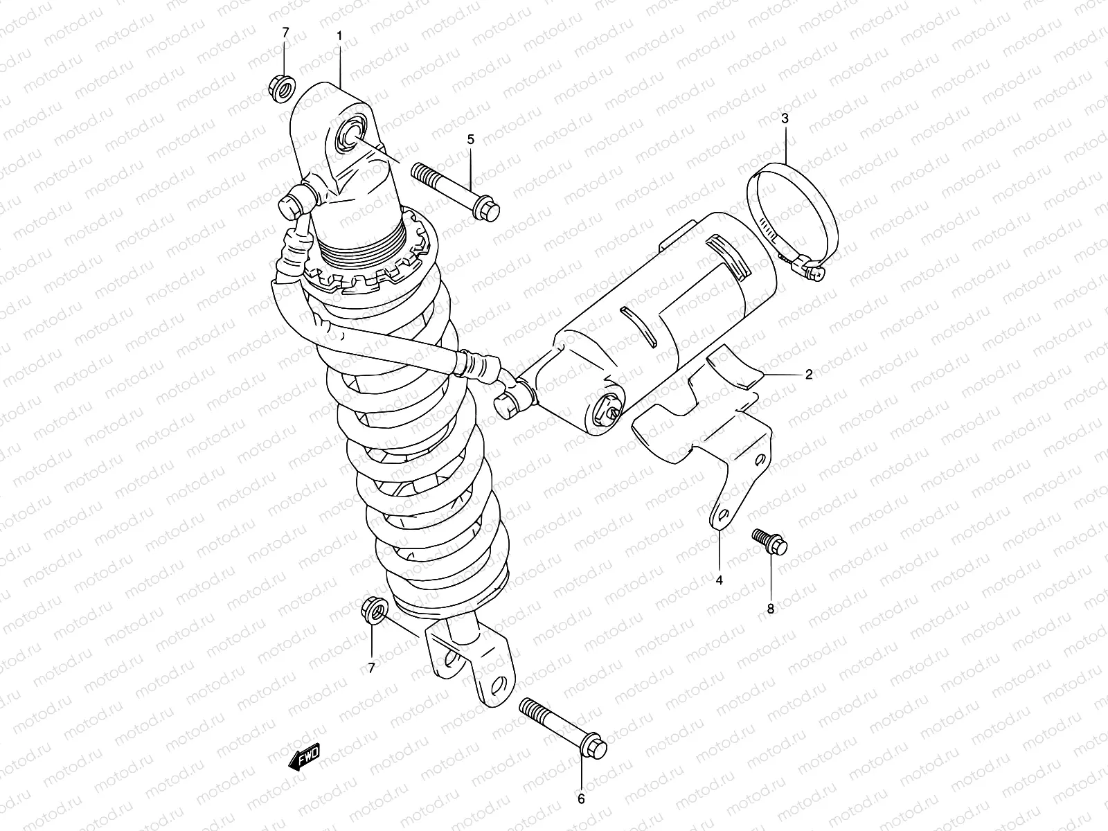 51 - REAR SHOCK ABSORBER