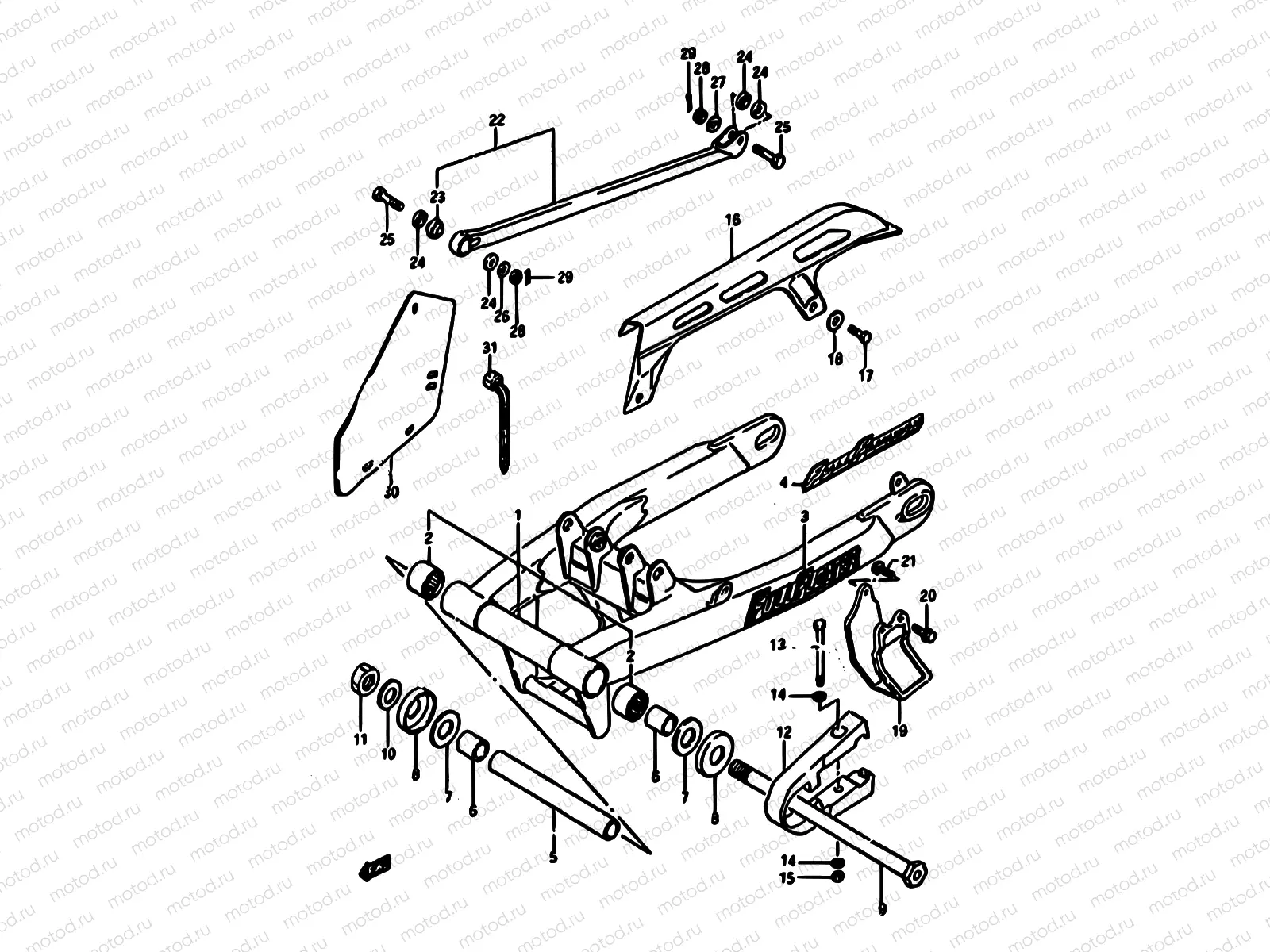 51 - REAR SWINGING ARM
