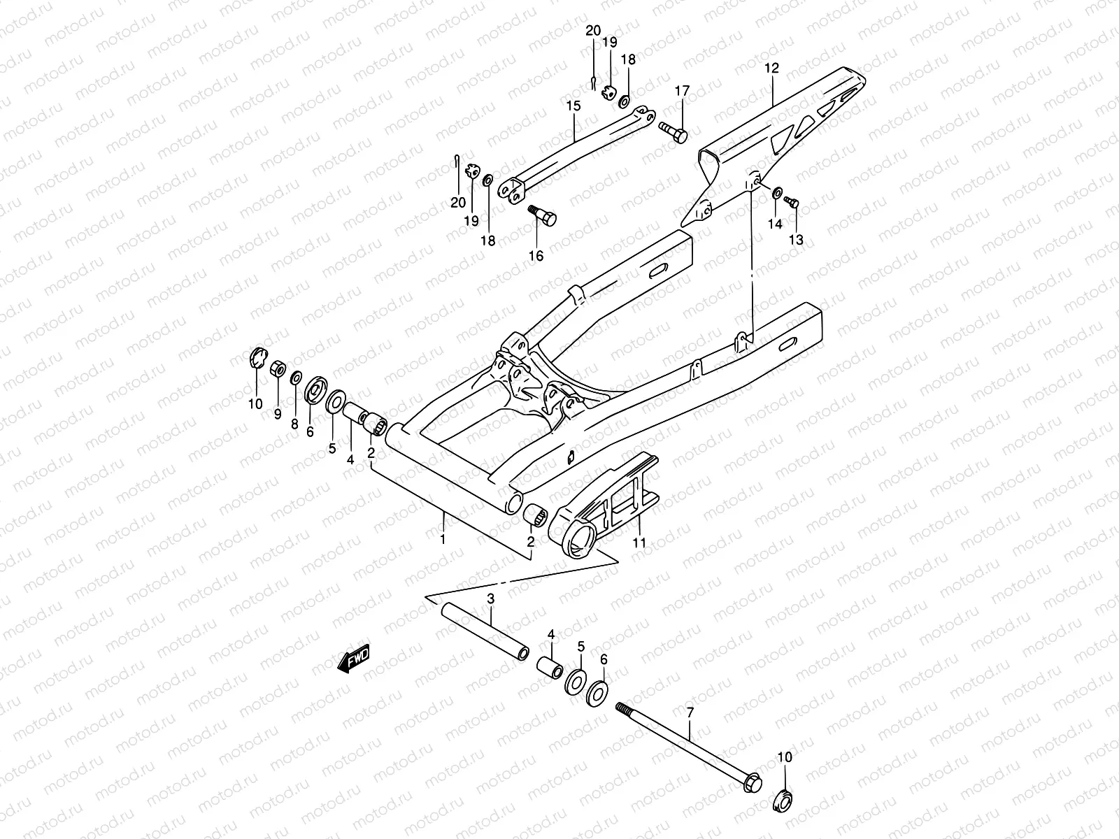 51 - REAR SWINGING ARM