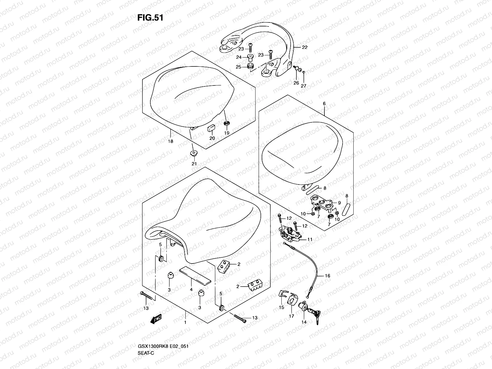 51 - SEAT (MODEL K8)