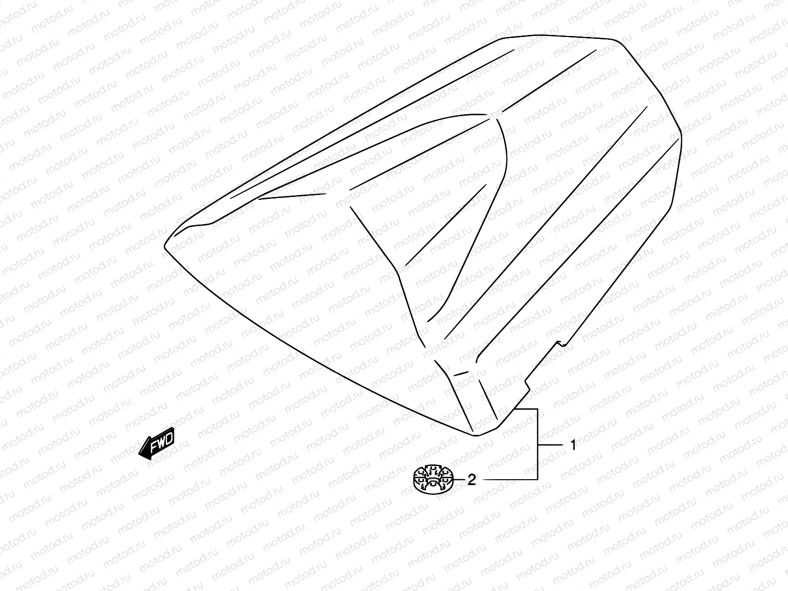 51 - SEAT TAIL BOX (GSX-R600K4/U2K4/U3K4)