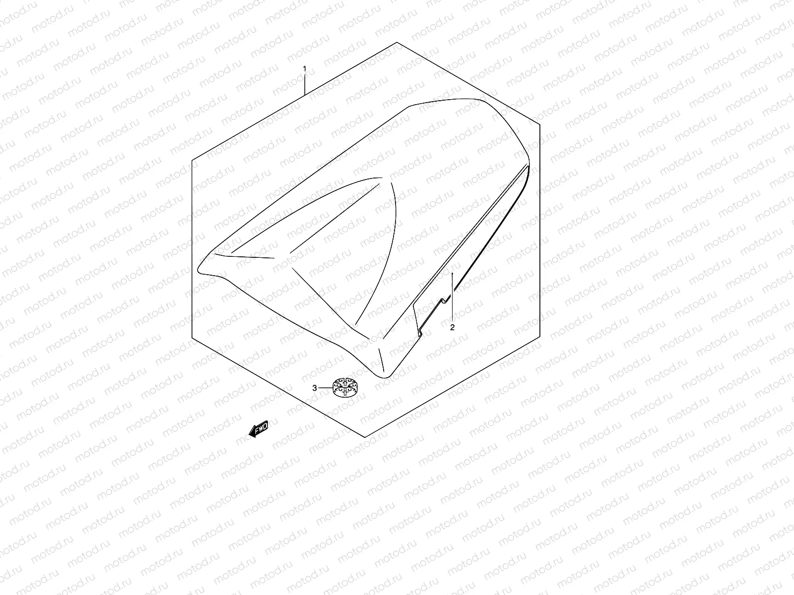 51 - SEAT TAIL BOX (MODEL K3)