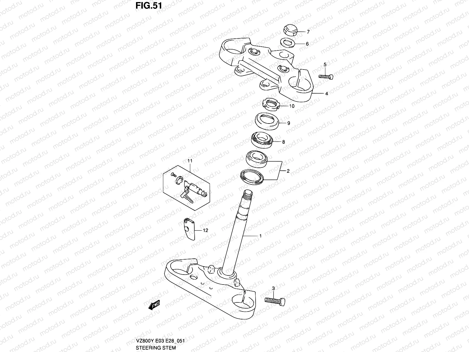 51 - STEERING STEM
