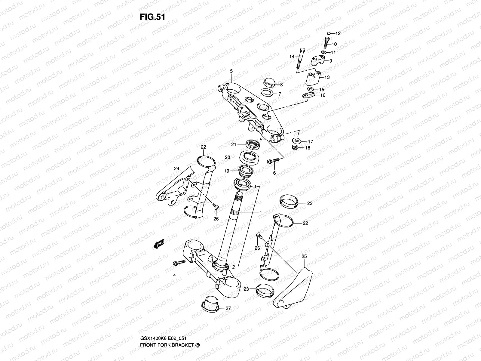 51 - STEERING STEM