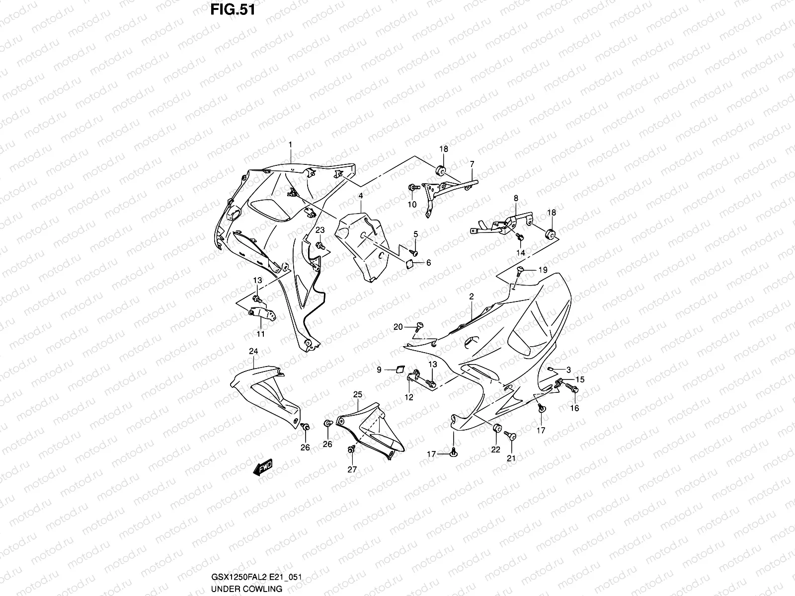 51 - UNDER COWLING