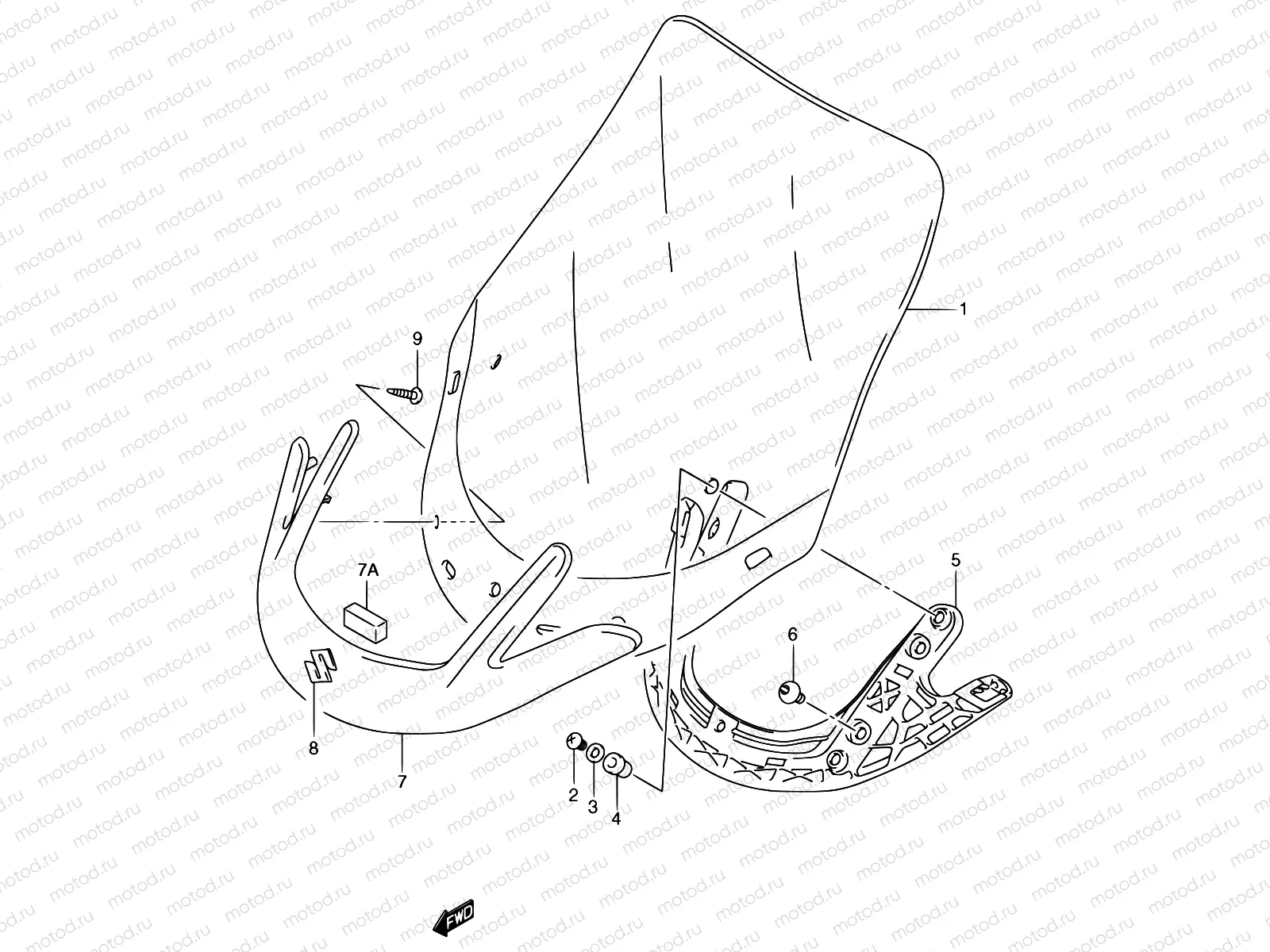 51 - WIND SCREEN (AN650K3/K4/AK4/K5)
