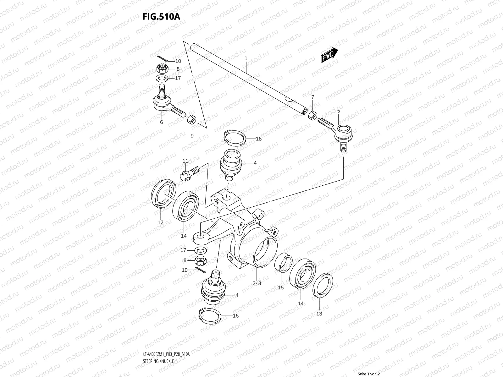 510A - STEERING KNUCKLE