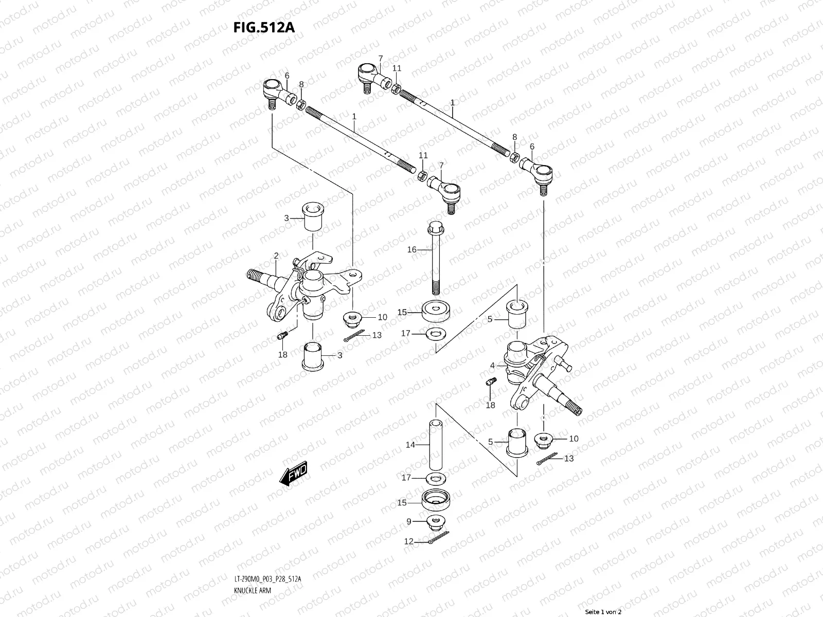 512A - KNUCKLE ARM