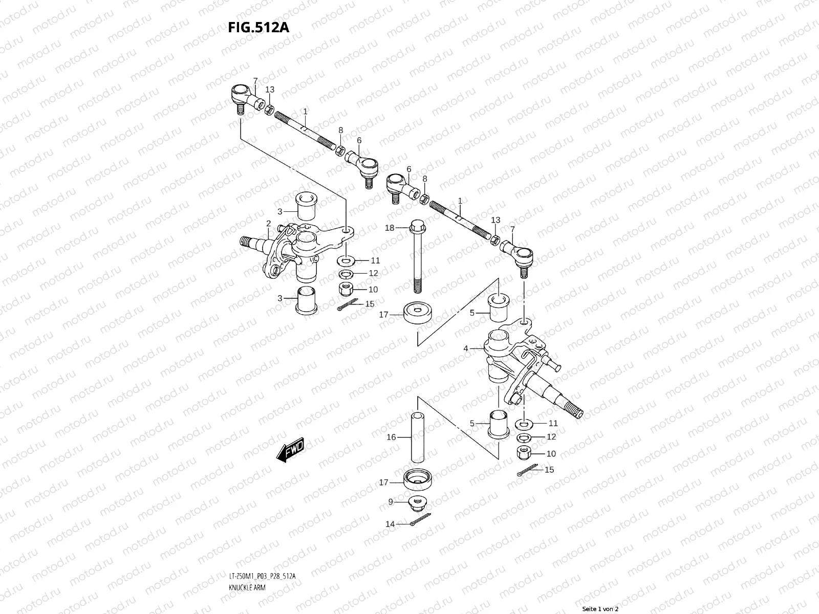 512A - KNUCKLE ARM
