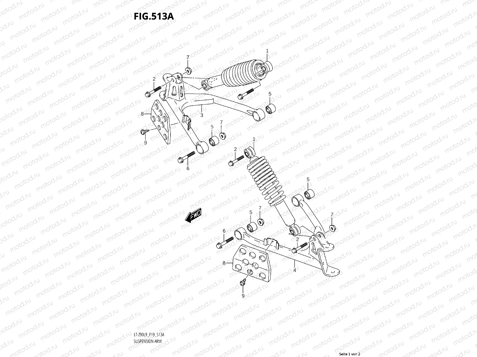 513A - SUSPENSION ARM