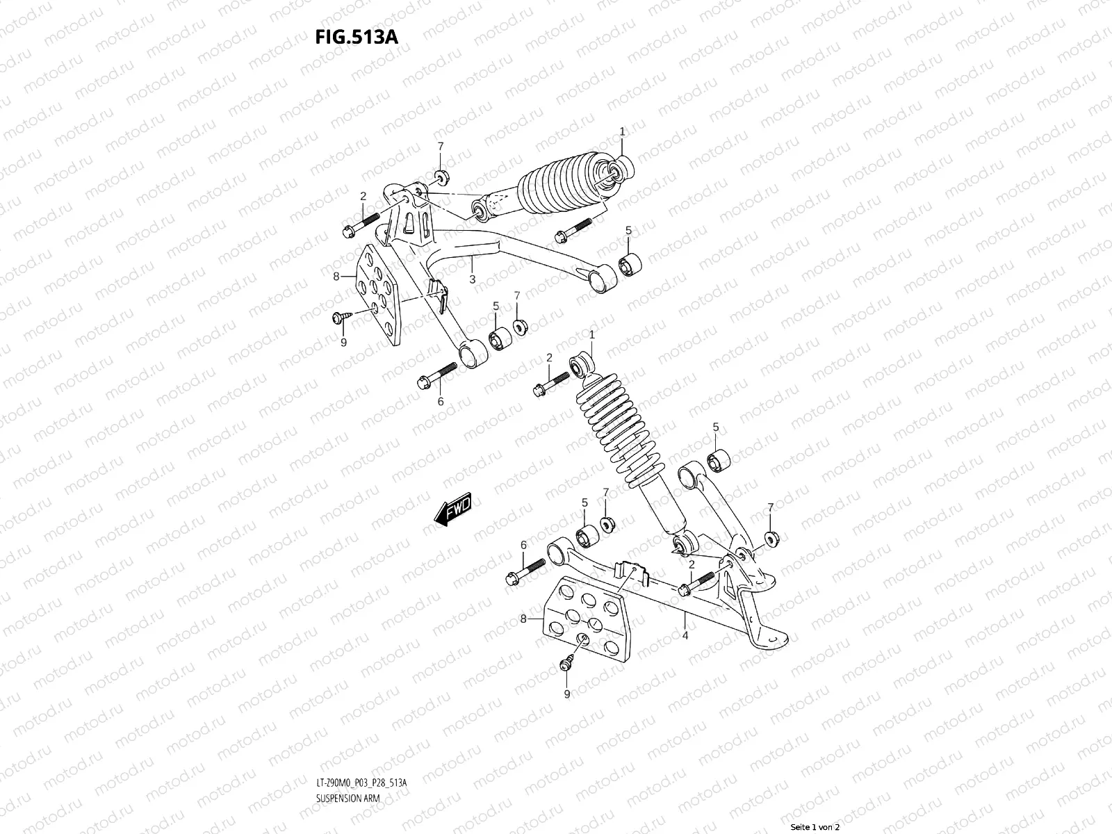 513A - SUSPENSION ARM