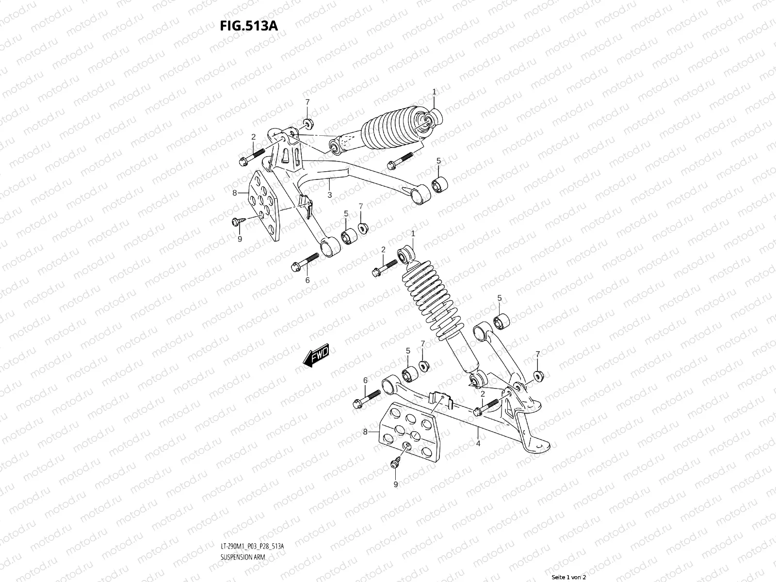 513A - SUSPENSION ARM