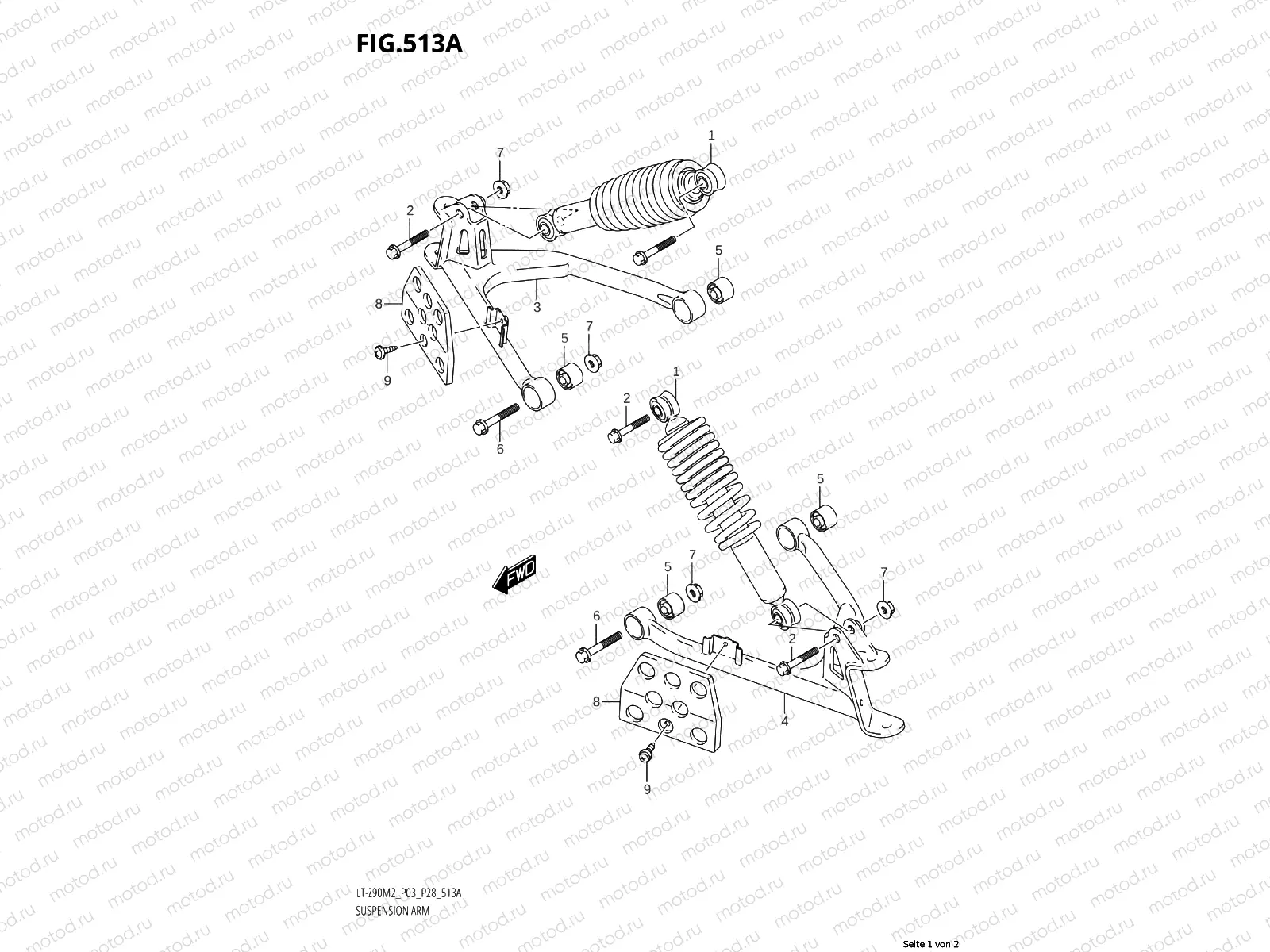 513A - SUSPENSION ARM