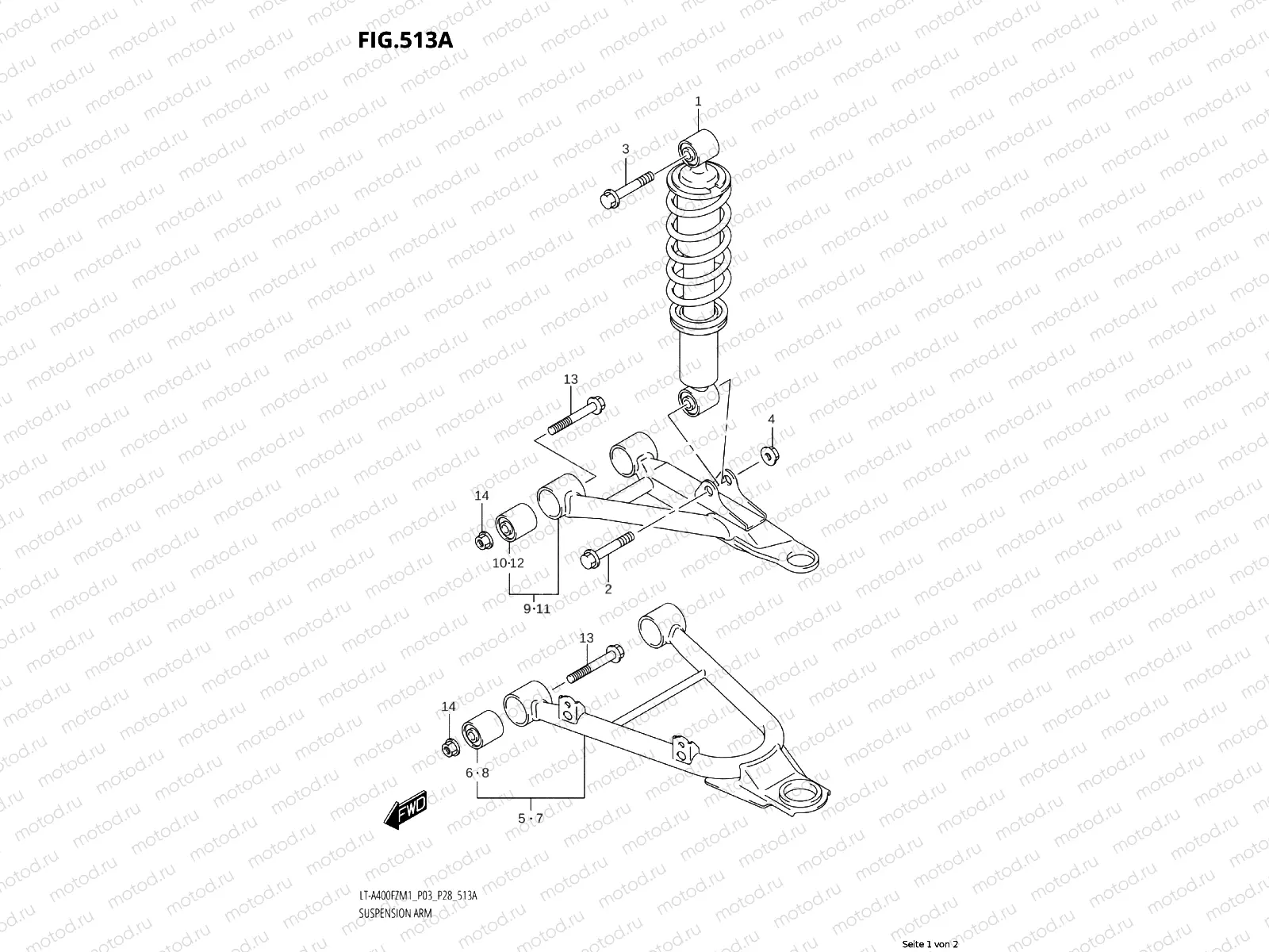 513A - SUSPENSION ARM