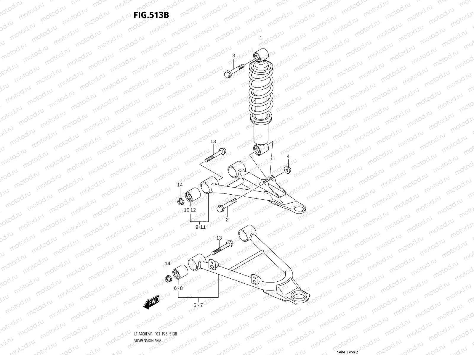 513B - SUSPENSION ARM