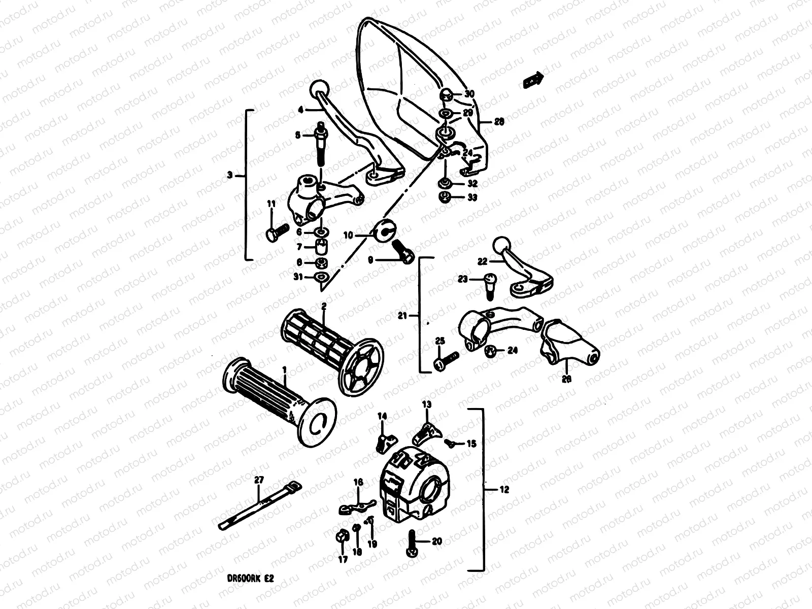 51A - LEFT HANDLE SWITCH (MODEL K)