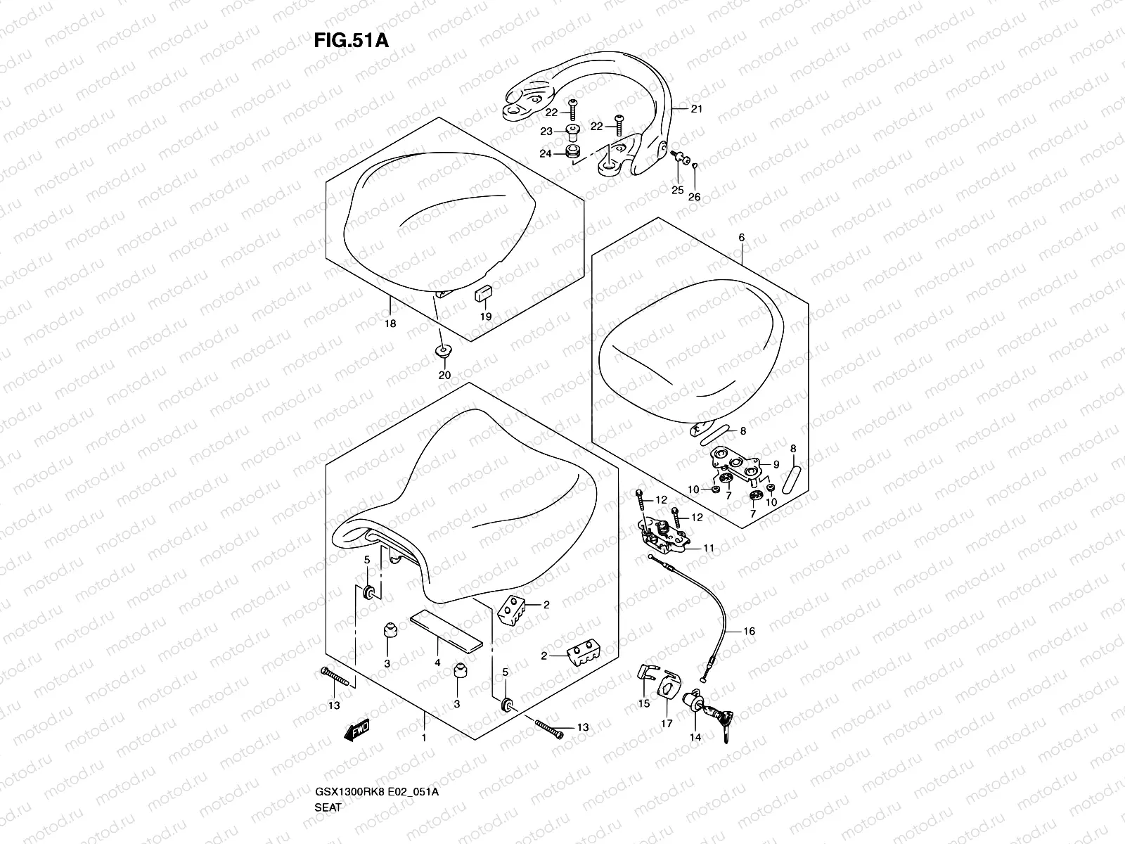 51A - SEAT (MODEL K9)